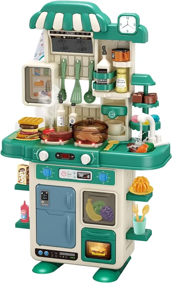 Juego De Cocina Para Niños Niñas Cocina Realista Juguetes De Niños Cocinar Jugar