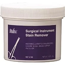 Miltex Surgical Instrument Stain Remover Powder, 3 Oz Jar - 1/Each