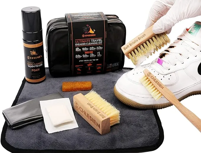 Raffinata Ultimate Travel Sneaker Cleaning Kit- Best Travel Shoe Cleaning Kit,