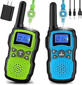 Wishouse Walkie Talkies Rechargeable for Kids Adults Long RangeXmas Birthday ...