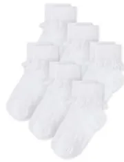 The Children's Place Girls' Turn Cuff Socks 6-Pack