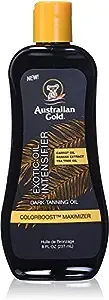 Australian Gold Dark Tanning Exotic Oil, Carrot Extract Formula, 8 Fl Oz (Pack of 1) (Packaging may vary)