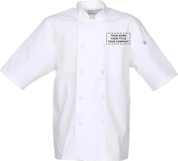 Chef Works Men's Hartford Cool Vent Chef Coat