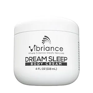 Vibriance Moisturizing Dream Sleep Body Cream Fluffy Full Body Dry Skin Moisturizer for Relaxation and Rejuvenation Soothes Skin | 4 fl oz (118 ml)