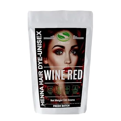 Wine Red Henna Hair & Beard Dye / Color - 1 Pack - The Henna Guys