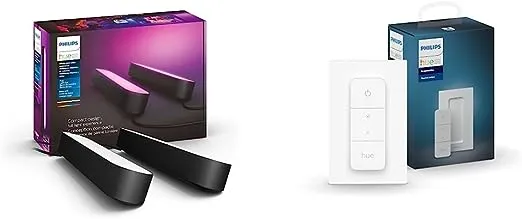 Philips Hue Play White & Color Smart Light, Single Base Kit, Hub Required/Power Supply Included (Works with Amazon Alexa, Apple Homekit & Google Home) , Black