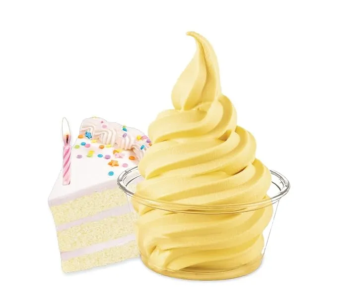 Frostline Soft Serve Ice Cream Mix, Birthday Cake, 6 lb (Pack of 6)