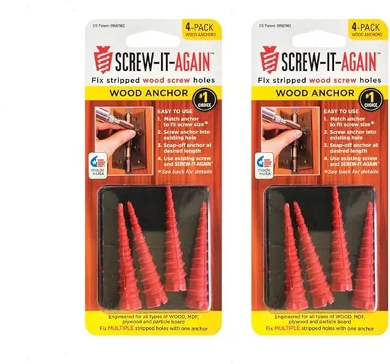 Brand Screw-It-Again Model Sia-4pk