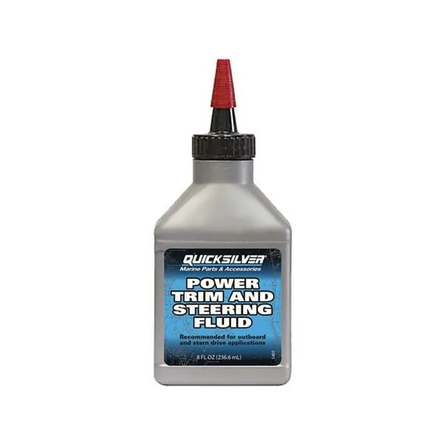 Quicksilver 858074Q01 8 oz Power Trim & Steer Fluid