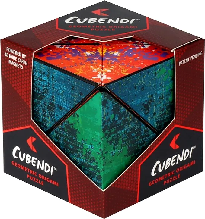 CUBENDI Geometric Origami Puzzle Scribble