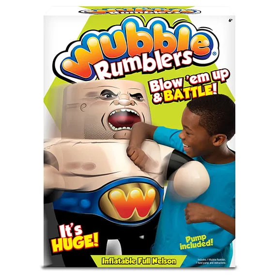 WUBBLE Rumblers Huge Inflatable Full Nelson Blow-up (Includes Inflation Nozzle)