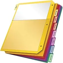 Oxford Plastic 2 Pocket Binder Dividers