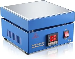 110V 850W Soldering Hot Plate LED Microcomputer Electric Preheat Soldering Station Welder Hot Plate Rework Heater Lab 200X200mm Plate