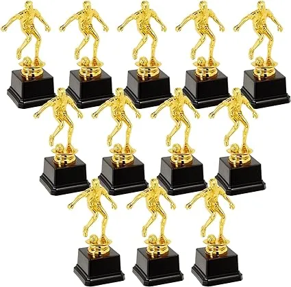 Trofeos De Fútbol Soccer Decoracion Fiesta Para Niños Entrega De Premios 12Pcs