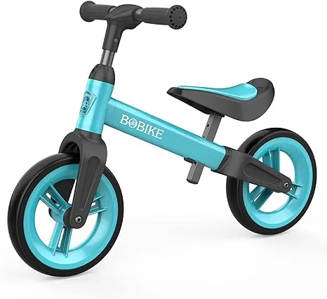 Bobike Toddler Balance Bike Toys for 1 to 4 Year Old Girls Boys Adjustable Seat and Handlebar No-Pedal Training Bike Best Gifts for Kids