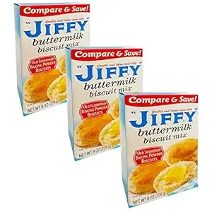 Jiffy Buttermilk Biscuit Mix - 3 Pack Bulk Bundle Jiffy Bisquit Mix (24 oz To...