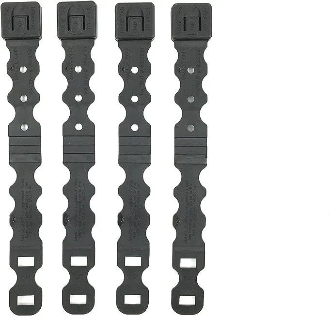 Tactical Tailor Fight Light Malice Clips - 4 pack (Short) (Black)