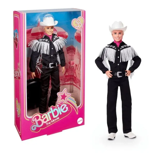 Barbie The Movie Ken Doll Black & White Western Outfit Target Exclusive