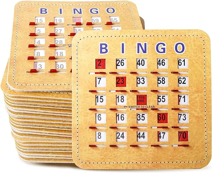 GSE Games & Sports Expert 5 Ply Stitched Shutter Bingo Cards