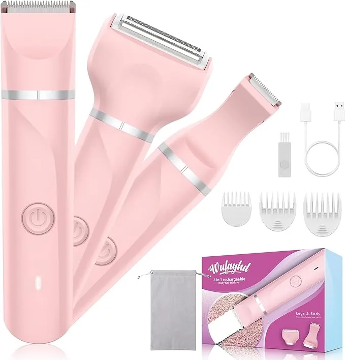 WUFAYHD Women 3 in 1 Bikini Trimmer/Shaver