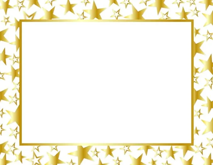 Gold Twinkle Gold Foil Certificate - 50 Count