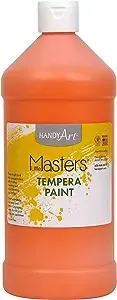 Handy Art Little Masters Tempera Paint 32 ounce, Orange