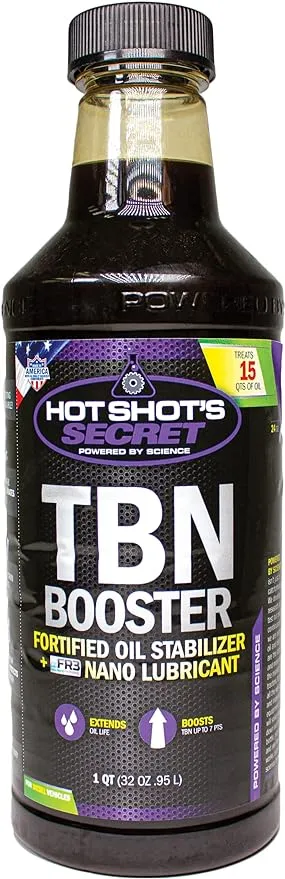 Hot Shot&#039;s Secret TBN Booster Oil Additive, 32 fl oz, Purple Free shipping