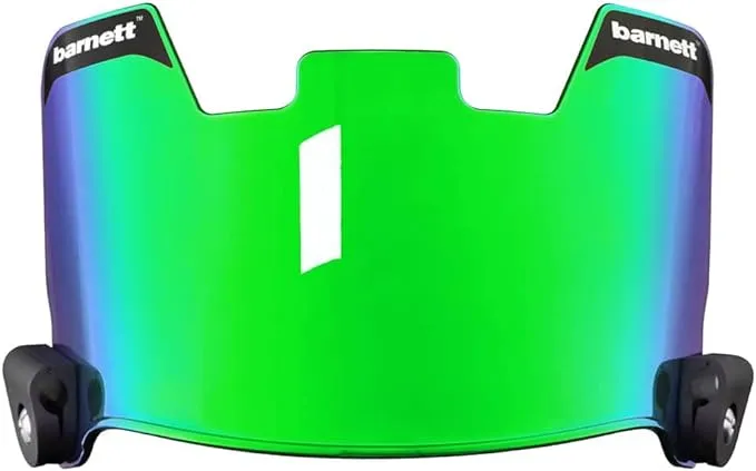 Barnett Football Eyeshield / Visor, eyes-shield, Revo Green