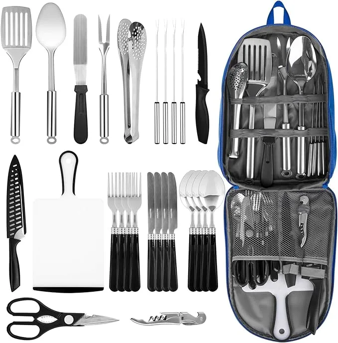 Portable Camping Kitchen Utensil Set