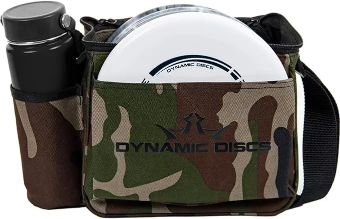 Dynamic Discs Cadet Disc Golf Shoulder Bag, Sling Disc Golf Bag, Frisbee Golf Discs Set, Sports Bag, Lightweight & Durable, 10-12 Disc Capacity