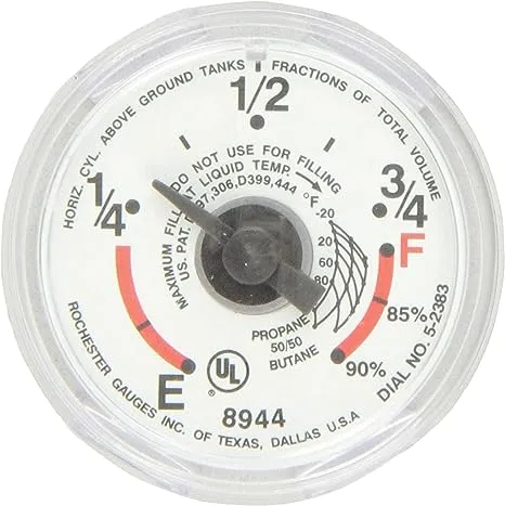 Manchester Tank G12653 K Lp Gas Tank Accessories - Snap-On Dial Gauge