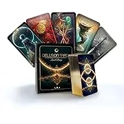 Lunart Design Delusion Tarot Deck: Unique Tarot Cards with Guide Book, Tarot Deck, 78 Original Tarot Cards for Beginners and Experts