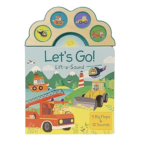 Let&#039;s Go!; Lift-A-Sound Board Book - 1680525298, Cottage Door Press, board book