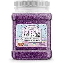 Unpretentious Purple Sprinkles