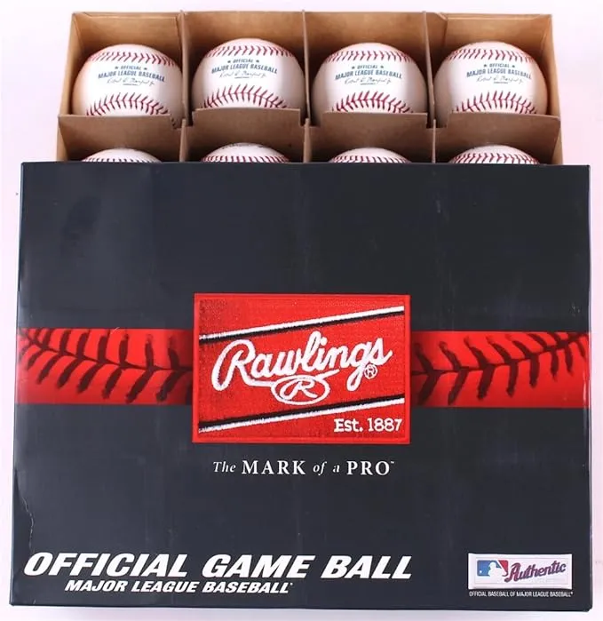 Rawlings Official Major League Leather Game Baseballs from (One Dozen)