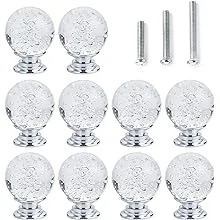 IEIK 10 Pcs Crystal Cabinet Knobs