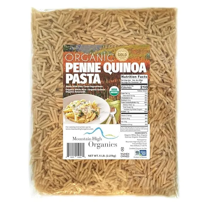 Mountain High Organics Organic Quinoa Penne Pasta