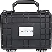 Tactical45 Hard Case with Foam Hard Camera Case for Small Cameras or Guns Black Foam Case with Pressure Release KnobTactical45 Hard Case with Foam Hard Camera Case for Small Cameras or Guns Black Foam Case with Pressure Release Knob