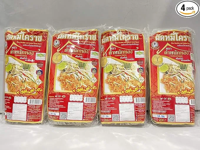 Pad Thai Korat (Fried Mee Korat or Pad Mee Korat : 4 Packs) - Original Flavor