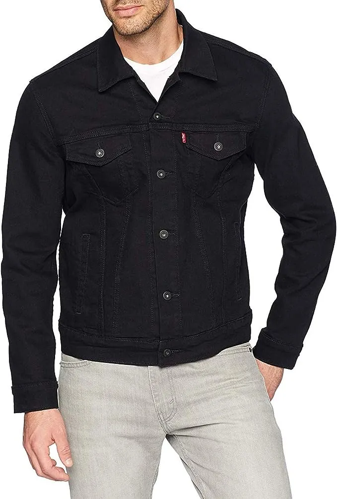 Levi's Men's Trucker Denim Jacket, Size: Medium, Black