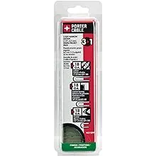 PORTER-CABLE NS18Pp 18 Gauge Narrow Crown Staple Project Pack, 900 Count, Various Sizes