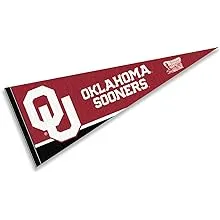 College Flags & Banners Co. Oklahoma Sooners Pennant Full Size Felt