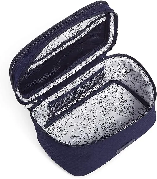 Vera Bradley Brush Up Cosmetic Classic Navy