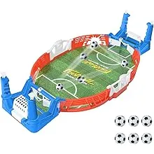 Mini Foosball Games, Tabletop Football Soccer Pinball for Indoor Game Room, Table Top Foosball Desktop Sport Board Game for Adults Kids Family Game Night Fun