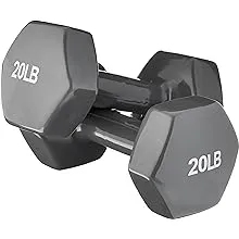 Amazon Basics Vinyl Coated Dumbbell Hand Weights