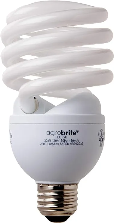 Agrobrite Agrosun CFL 32W/6400K (160W Equiv) (12/cs)