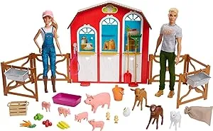 Barbie Sweet Orchard Farm Barn Playset