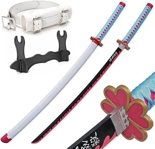 Zisu Demon Katana Sword, About 41 inches, Hashira Pillars & Protagonist Katana for Cosplay Purpose, Anime Original Texture