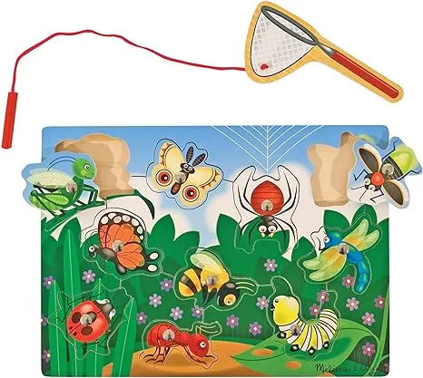 Melissa & Doug Bug Catching Magnetic Puzzle Game