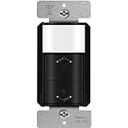 TOPGREENER Motion Sensor Light Switch Dimmer, Electronic Dimmer with PIR Motion Sensor, Occupancy & Vacancy Modes, 150W LED/CFL, Single-Pole, UL